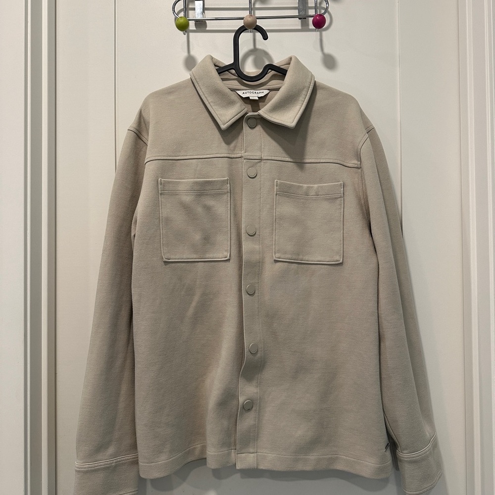 Autograph Men's Light Tan Shirt Jacket